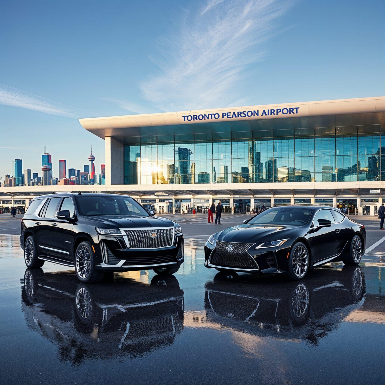 Premium executive fleet with Toronto skyline
